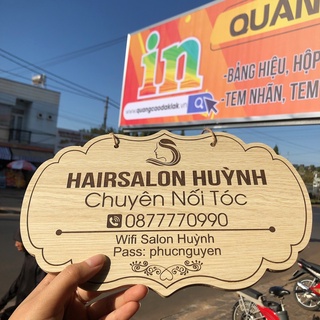 Bảng gỗ mini khắc laser