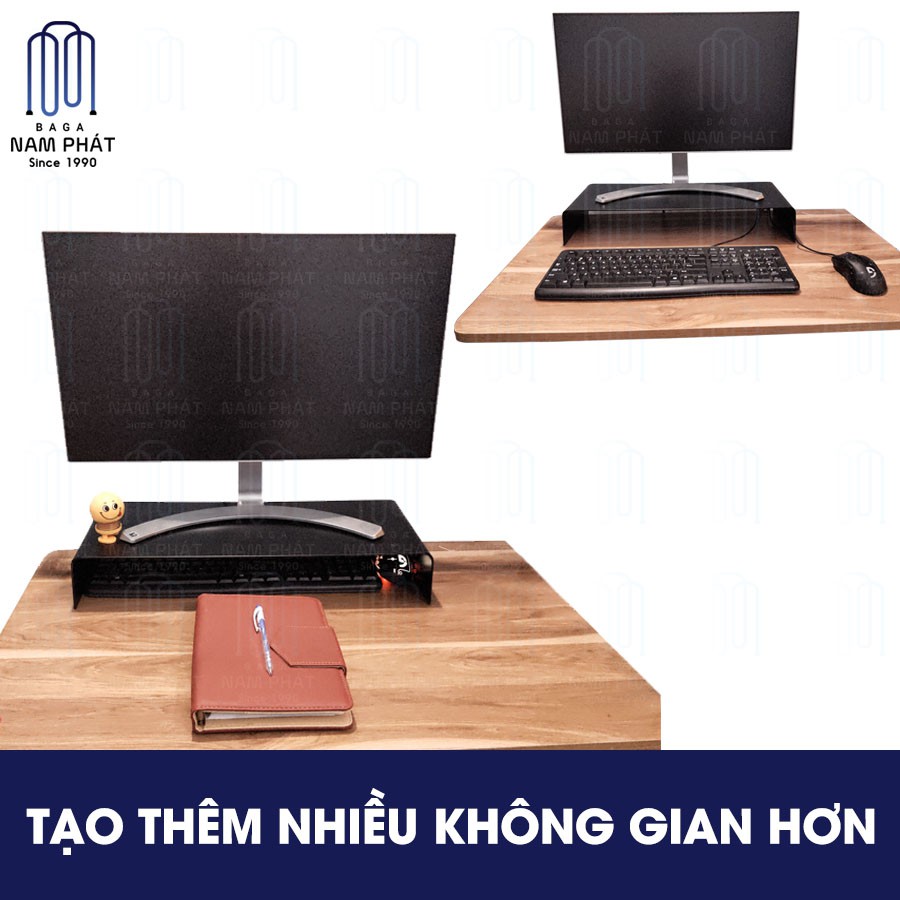 Kệ nâng màn hình máy tính, máy in, laptop đa năng Nam Phát Mẫu Mới
