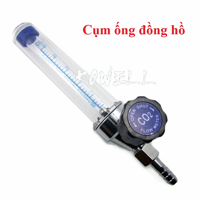 Ống đồng hồ khí argon C02