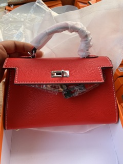 Túi HM da sần full box, thẻ size mini