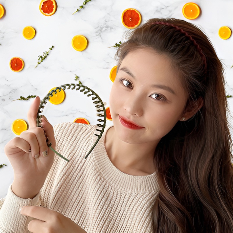 Cài tóc hình gợn sóng xinh xắn phong cách thời trang Hàn