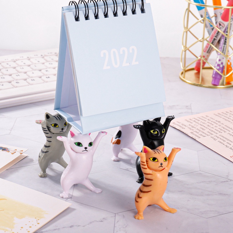 Set 5 Giá Đỡ Bút Chì Hình Mèo/ Búp Bê Nhảy Múa Nghệ Thuật