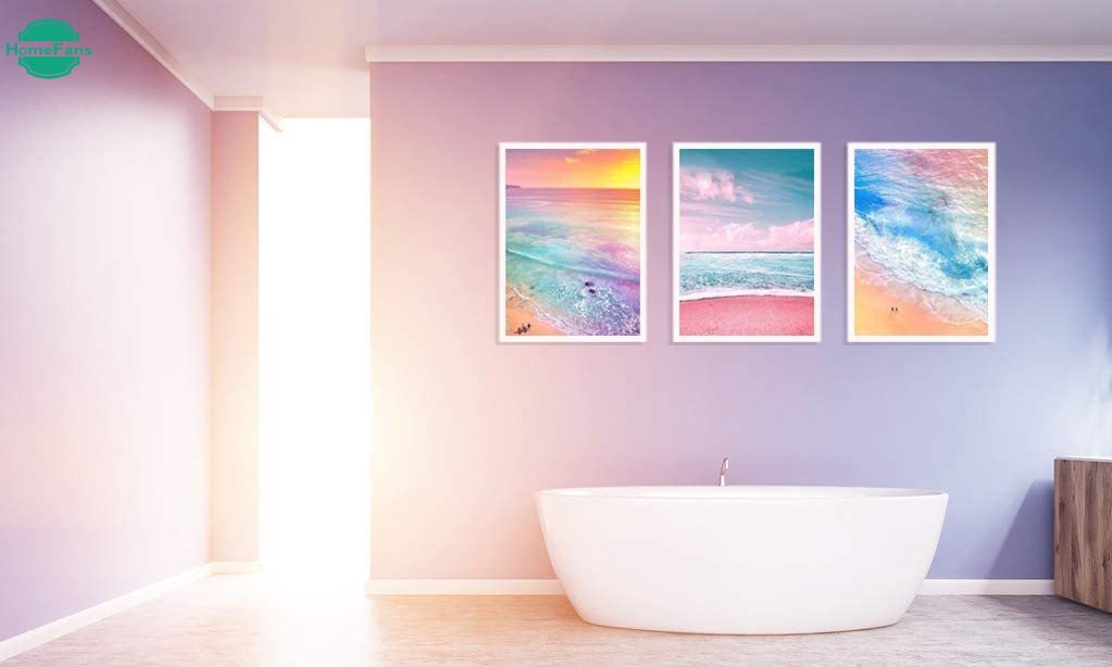 Bộ Tranh Đính Đá 5d Tự Làm Họa Tiết Bãi Biển 30x40cm