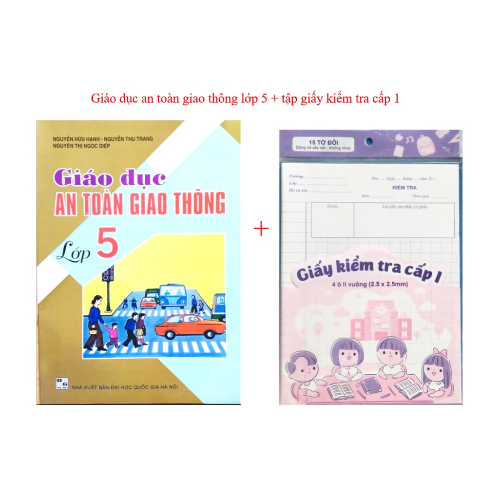 Sách - Giáo dục an toàn giao thông lớp 5
