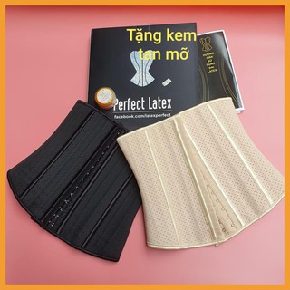 [Kèm nối] Đai nịt bụng latex 25 xương thông hơi chuẩn Hy Lạp