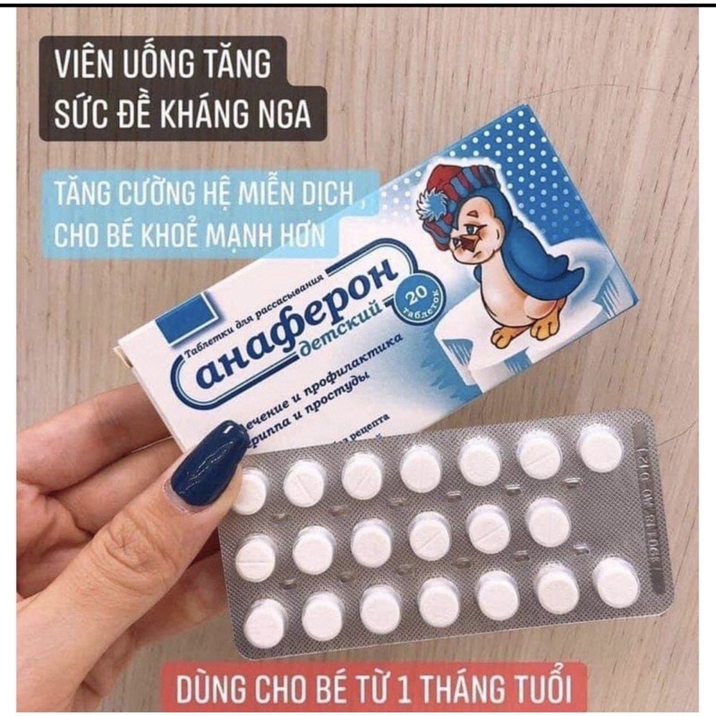 Tăng đề kháng Nga cho trẻ em từ 1 tháng tuổi