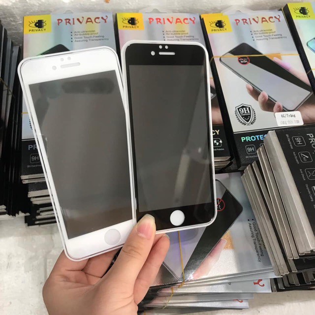 Kính cường lực iphone full màn chống nhìn trộm 10D cho 6/6plus/6s/6splus/7/7plus/8/8plus/x/xr/xs/11/12/pro/max/promax