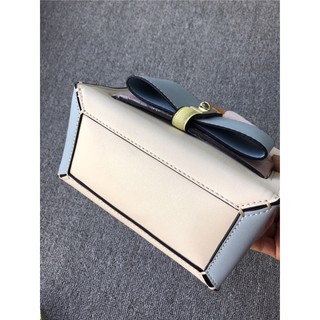 Túi LYN nơ size 20 aut tuồn ( INBOX SHOP CHỌN MÀU)