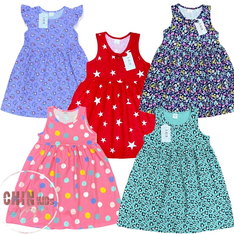 Váy bé gái lớn cotton VNXK sát nách ba lỗ cánh tiên size đại 5 6 7 8 9 10 11 12 tuổi [V6]