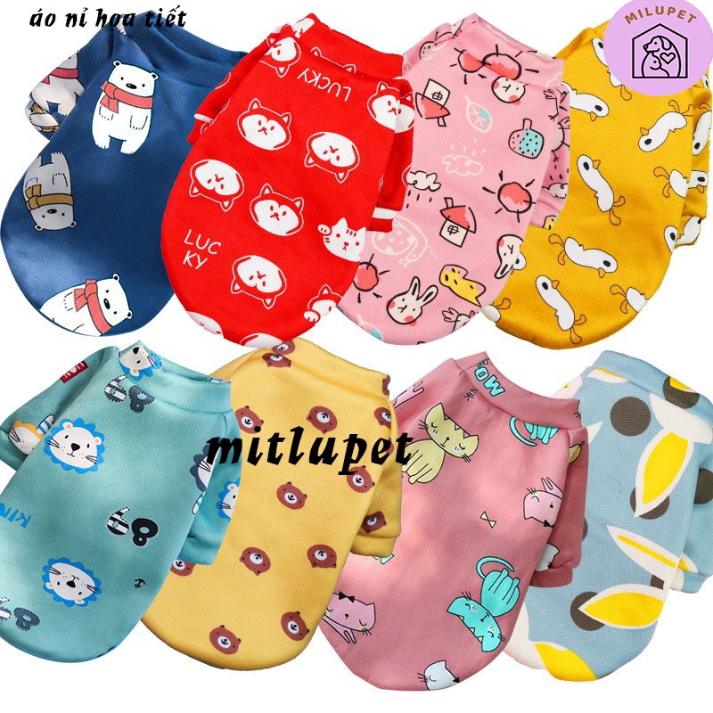 Áo Cho Chó Mèo - Áo Dùng Trong Mùa Đông Xuân Vải Polyester Cao Cấp