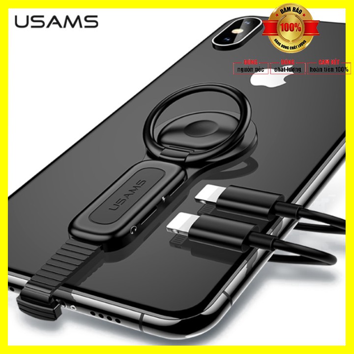 Nhẫn Đỡ Chức Năng Chuyển Đổi Kết Nối Lightning Chuyên Dụng Cho Iphone thương hiệu USAMS US-SJ274 - Bảo hành 6 tháng