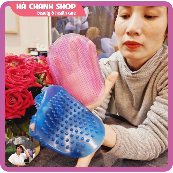 Lược Chải Massage Body Chải Thông Kinh Lạc Bàn Chải Tan Mỡ Bụng 2 Mặt Silicon Mềm Mại Dụng Cụ Massage Chăm Sóc Sức Khỏe