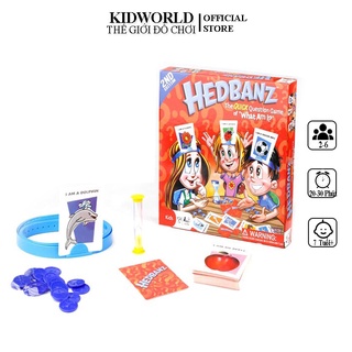 Trò chơi Hedbanz Game What Am I?, Board Game Giải Đố Cho 2-6 Người Chơi