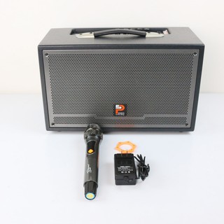 Loa kéo xách tay Prosing W-Silver E – Loa karaoke thùng gỗ cao cấp
