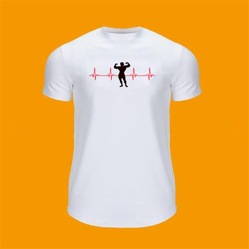 Áo thun cotton tay ngắn thời trang mùa hè dành cho nam tập thể hình/ tập gym