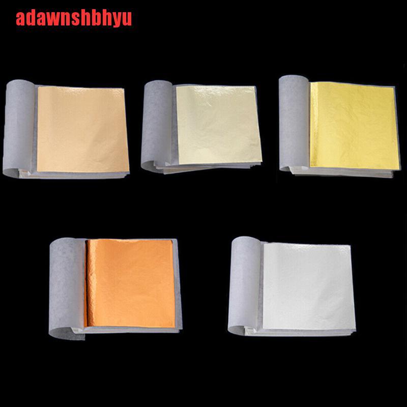 Set 100 Lá Vàng Giấy Dùng Trang Trí Thủ Công