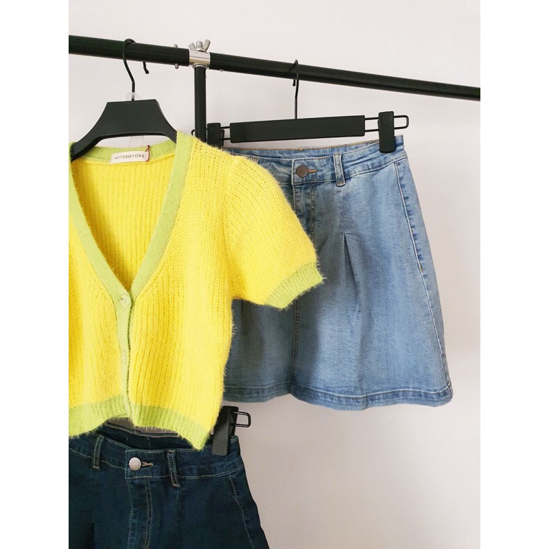 Váy jeans xếp ly AfterBefore | BigBuy360 - bigbuy360.vn