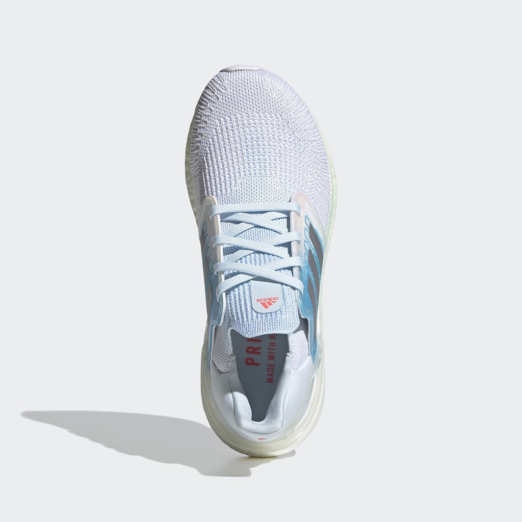 【Giày chạy thể thao】Giày Sneaker Thể Thao Nam Nữ Adidas Ultra boost 20 W Trắng Xanh FV8336 - Hàng