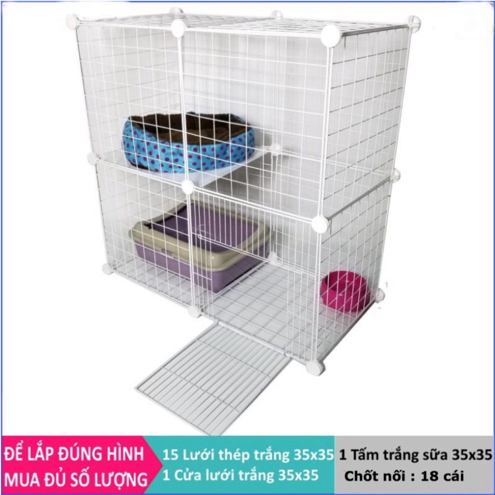 Tấm ghép chuồng quây cho thú cưng chó mèo (BÁN LẺ theo tấm) hàng có sẵn, số lượng lớn.
