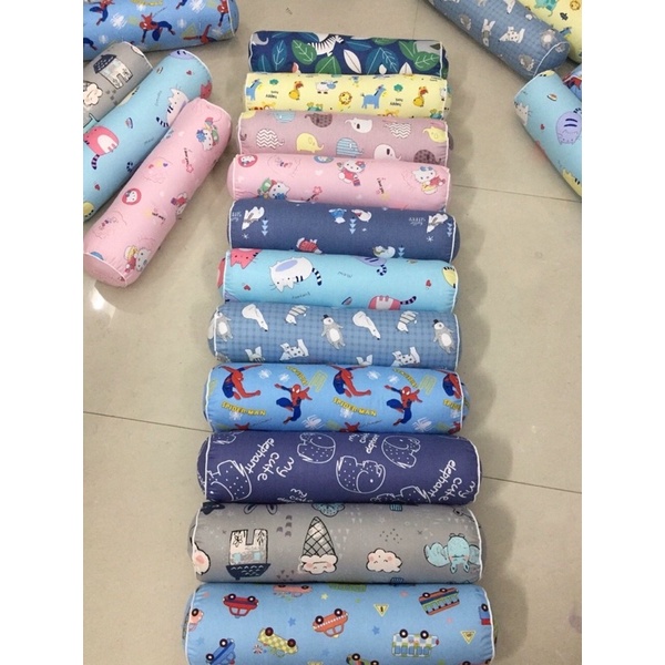 Gối  ôm trẻ em  cotton 100% kt 25x50 dành cho các bé