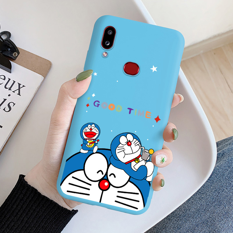 Doraemon Cheap Phone Case for Samsung A9 2018 A7 2018 2017 A8 Plus 2018 A60 A70 A71 4G A720 A730 A750 A81 A90 5G A91 J4 2018 Core Silicone Painted Protection Cover