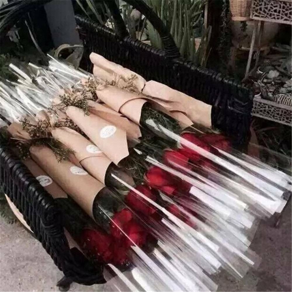 Cuộn giấy bóng kính màu trong suốt dùng gói quà gói hoa thủ công diy