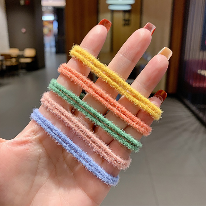 Dây cột tóc màu kẹo thời trang Hàn Quốc đơn giản