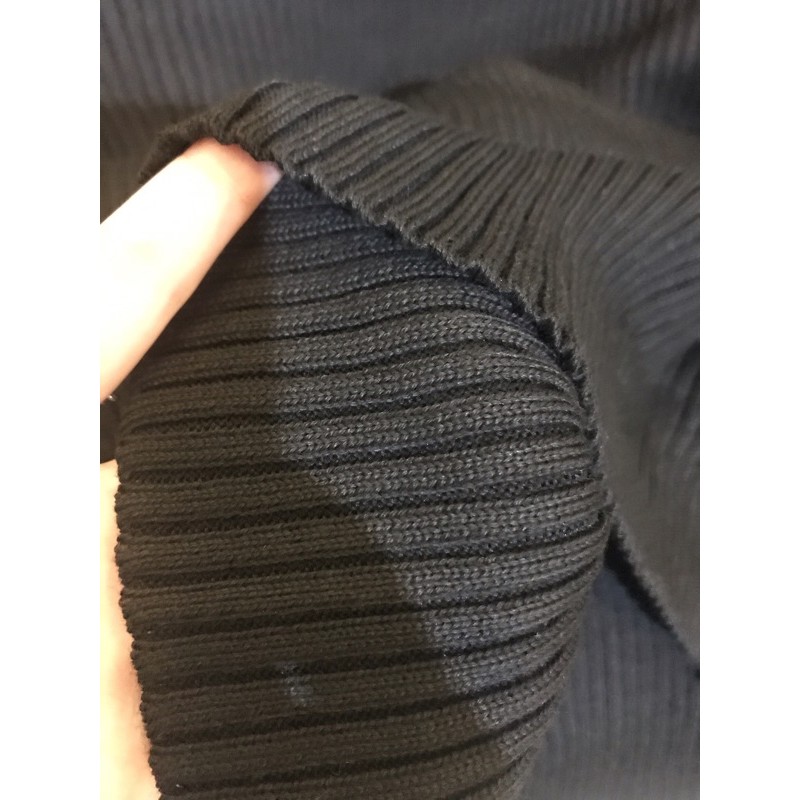 Váy Đầm Len Gân Cổ 3 Phân Dáng Suông Chất Dày Dặn Hàng Loại 1