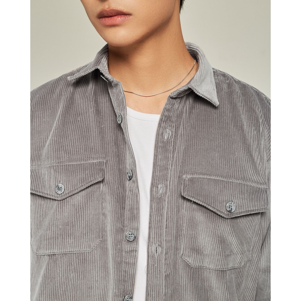 Áo sơ mi dài tay nam nhung Highway (Menswear) Patrick