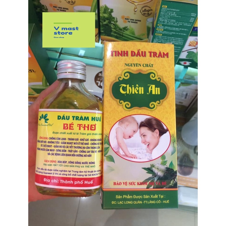 Tinh Dầu Tràm Huế Nguyên Chất Thiên An 100ml CAO CẤP