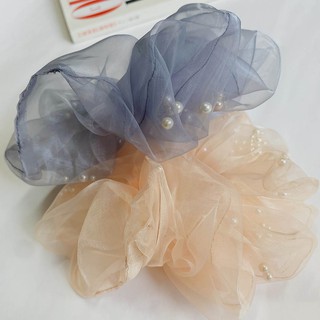 Dây buộc tóc Scrunchies ngọc trai