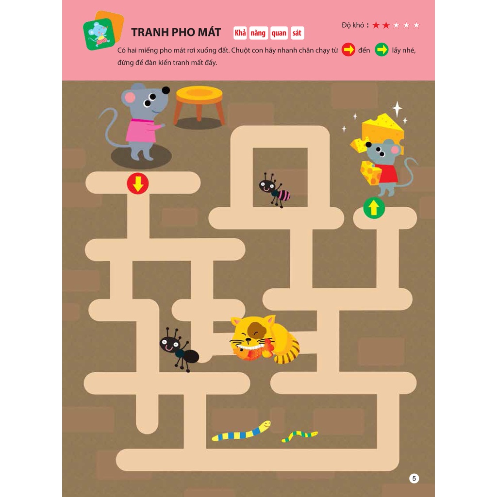 Sách Trò Chơi Mê Cung Phát Triển Trí Tuệ - Quyển 5