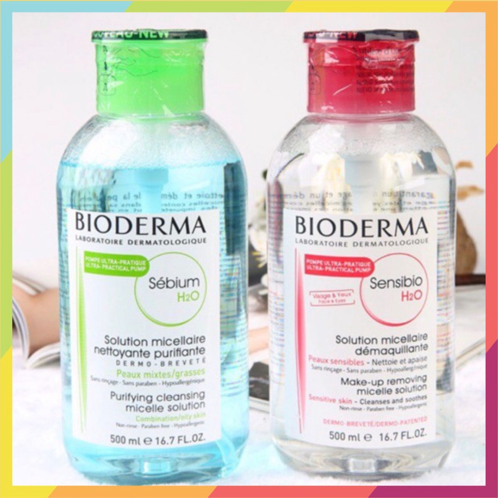 Nước Tẩy Trang Bioderma Nắp Nhấn mikey_store