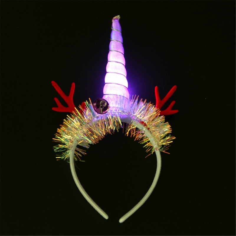 Băng Đô Cài Tóc Hình Sừng Tuần Lộc Giáng Sinh