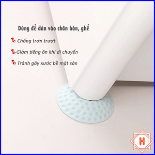 Combo 2 Miếng Dán Silicon Tròn Dán Cửa Chống Va Đập Chống Tiếng Ồn Hiệu Quả