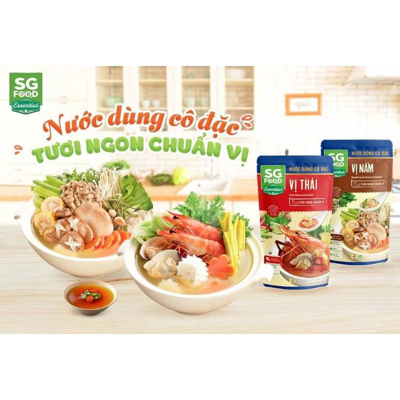 Nước dùng cô đặc SG Food các vị