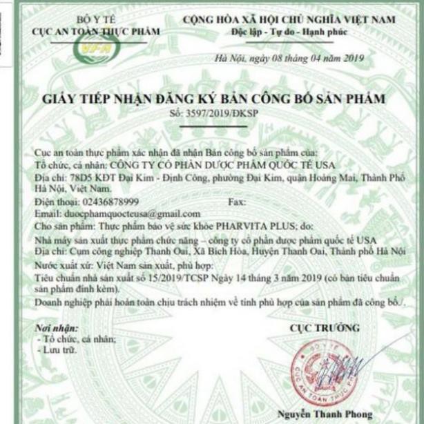 BỒI BỒ CƠ THỂ PHARVITA PLUS 30 Viên | BigBuy360 - bigbuy360.vn