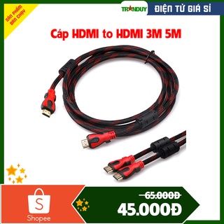 Cáp HDMI to HDMI dài 3M 5M phụ kiện máy tính CA004