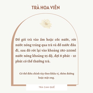 Trà Cam Quế đóng gói sẵn - Trà Hoa Viên ( Set 15 túi )