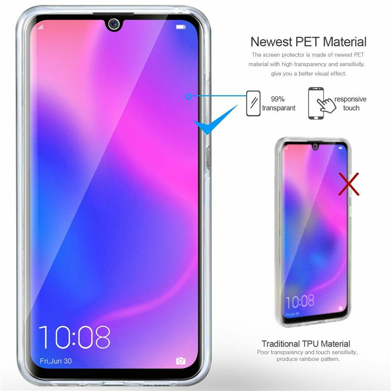 ốp điện thoại Silicone Trong Suốt 360 Độ Cho Huawei Y9 Prime Y7 Y6 Pro Y5 2019 2018 Y9Prime Y7Pro Y6 Pro