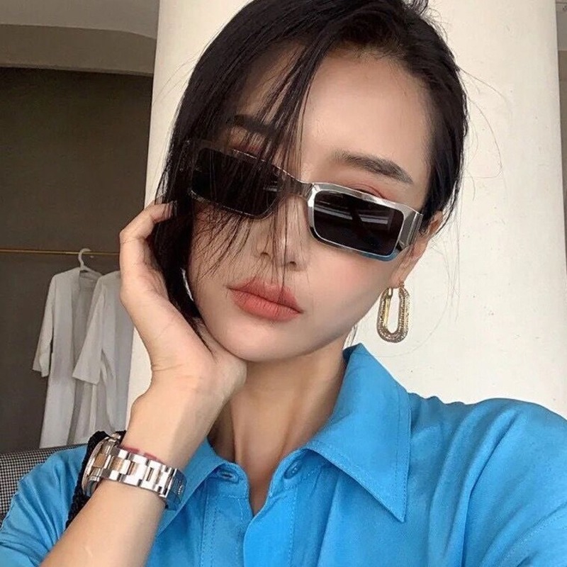 Kính Mát Gọng PC Hình Chữ Nhật Phong Cách Hip Hop
