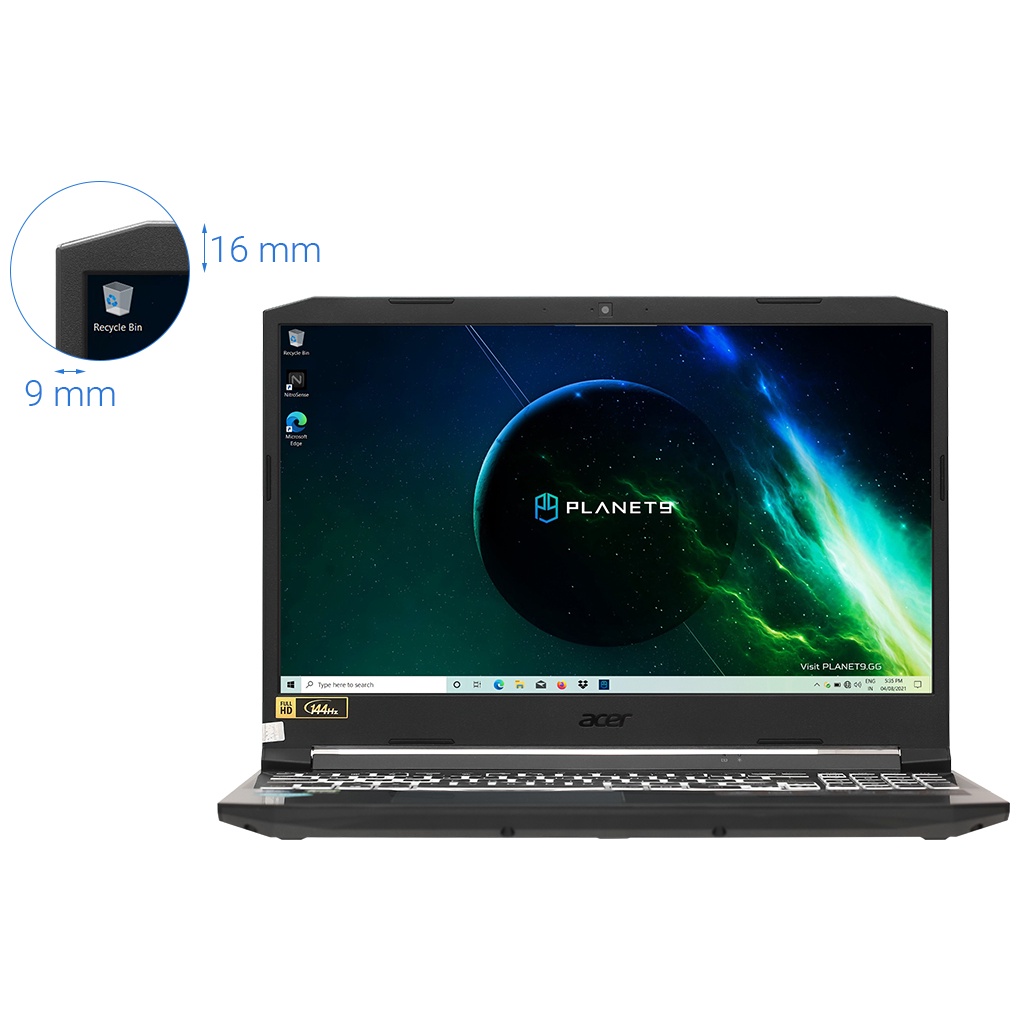 Laptop Acer Nitro 5 Gaming AN515 57 720A i7 11800H/8GB/512GB/4GB RTX3050Ti/144Hz/Win11