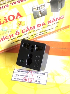 Ổ cắm đổi 3 chân thành 2