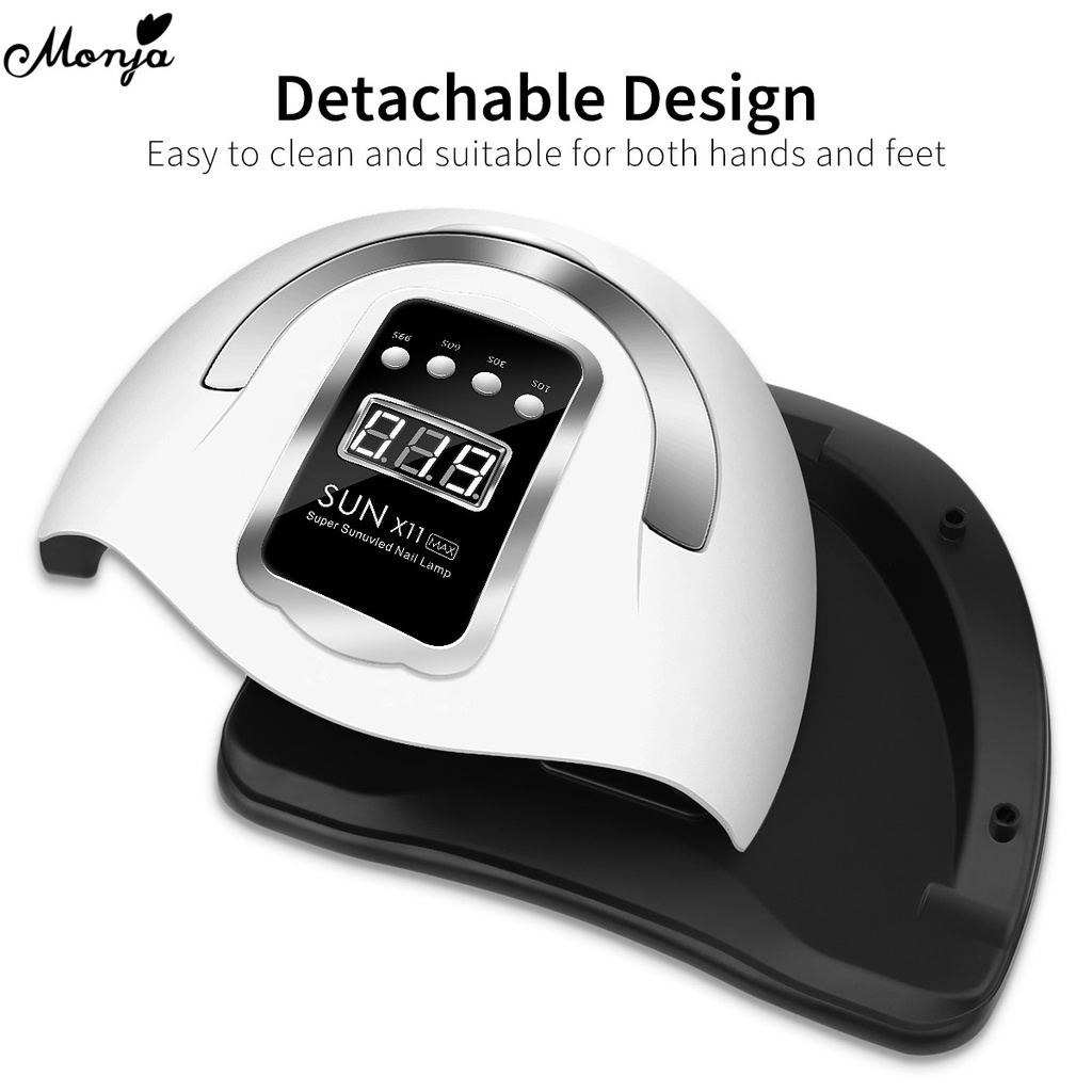 Máy hong khô móng tay  Đèn móng tay Monja 66 bóng led 280W phích cắm EU cao cấp chuyên nghiệp