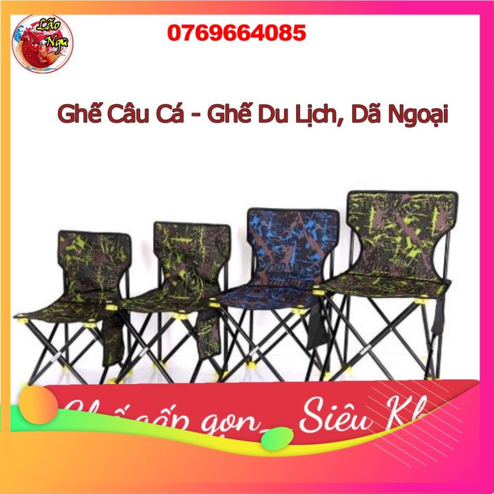 Ghế câu cá rằn ri gấp gọn siêu bền Giá siêu rẻ hàng chất lượng Ghế câu cá dã ngoại -Đ𝗢̂̀𝗖𝗔̂𝗨𝟭𝟲𝟳