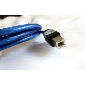Cáp máy in 1M5/ 3M/ 5M/ 10M cổng USB 2.0 loại tốt (màu xanh) CHỐNG NHIỄU - Full box - Bảo hành 3 tháng 1 đổi 1