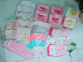 Combo đồ sơ sinh theo khách chat với shop