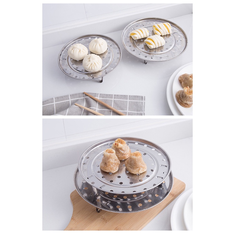 Vỉ Hấp Inox Hấp Thức Ăn, Rau Củ Bé Ăn Dặm