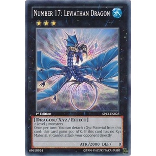Thẻ bài Yugioh - TCG - Number 17: Leviathan Dragon / SP13-EN023'