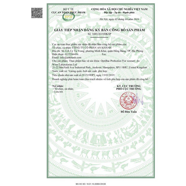 Men vi sinh Optibac tím (Optibac For Women) chuẩn nội địa UK | Thế Giới Skin Care